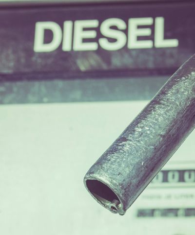 Pompe di benzina vintage al Museo Fisogni