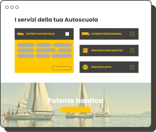 Promo Page Autoscuole nel Web